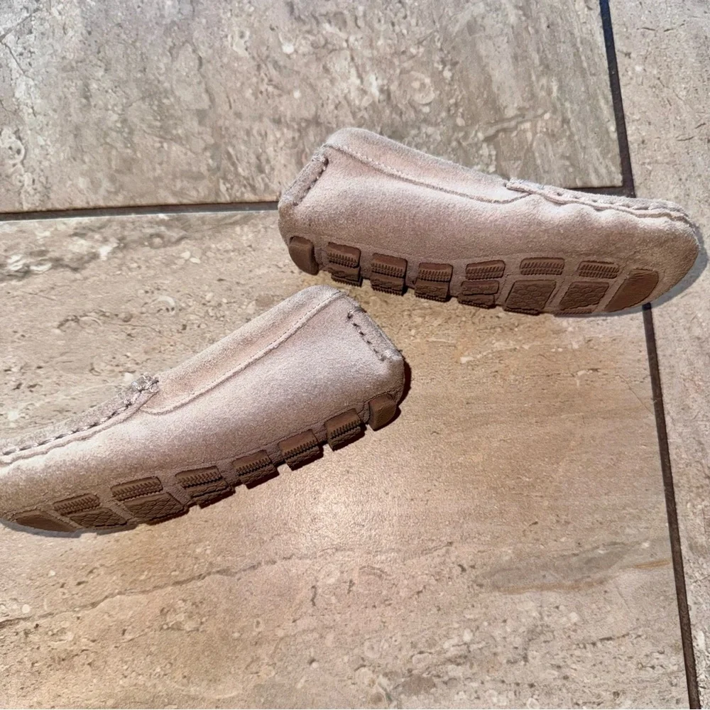 Janie and Jack Taupe Suede Loafers
